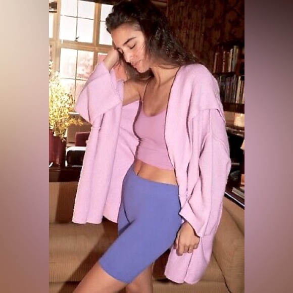 Free People Livin In This Oversized Hooded Cardigan/Robe - Picture 2 of 7